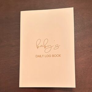 Pearhead Baby's Daily Log Book - Peach